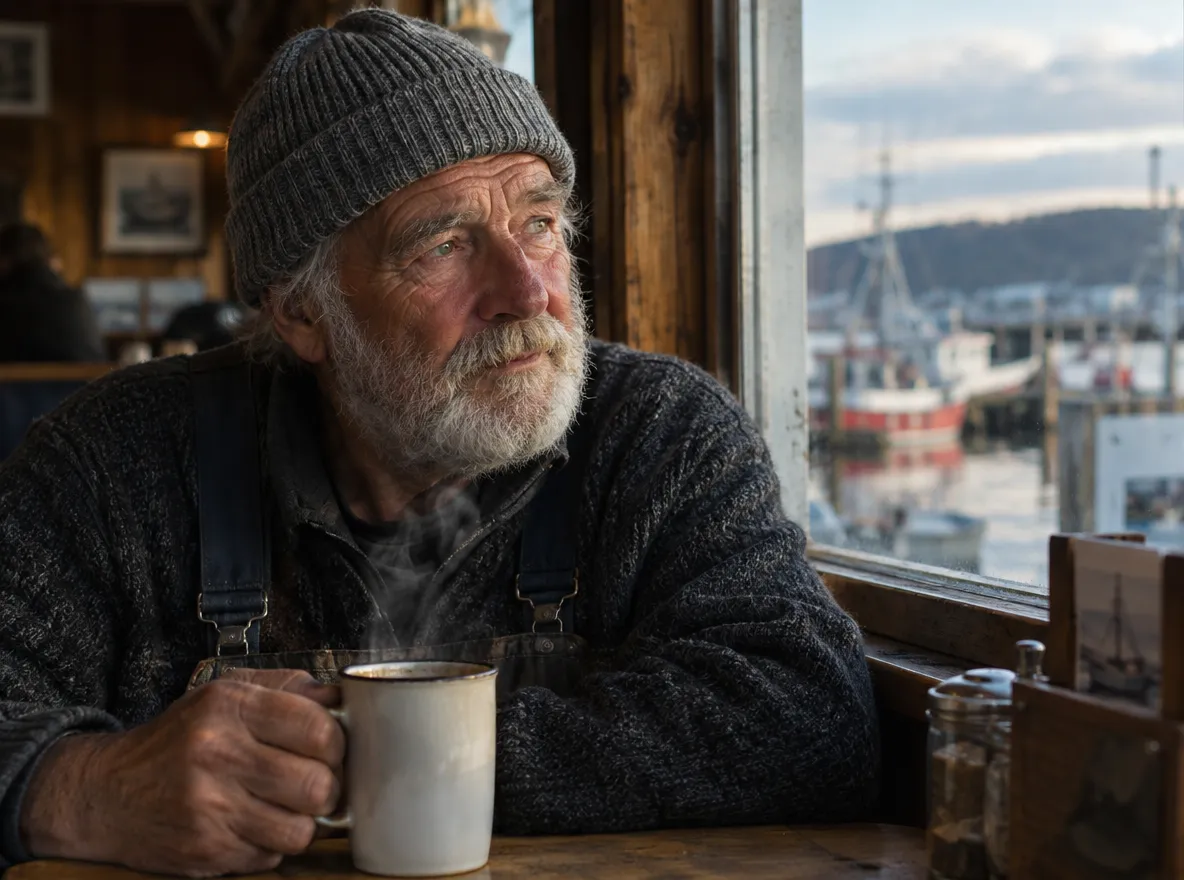 Fisherman portrait generated from the same prompt — GPT Image 2.5