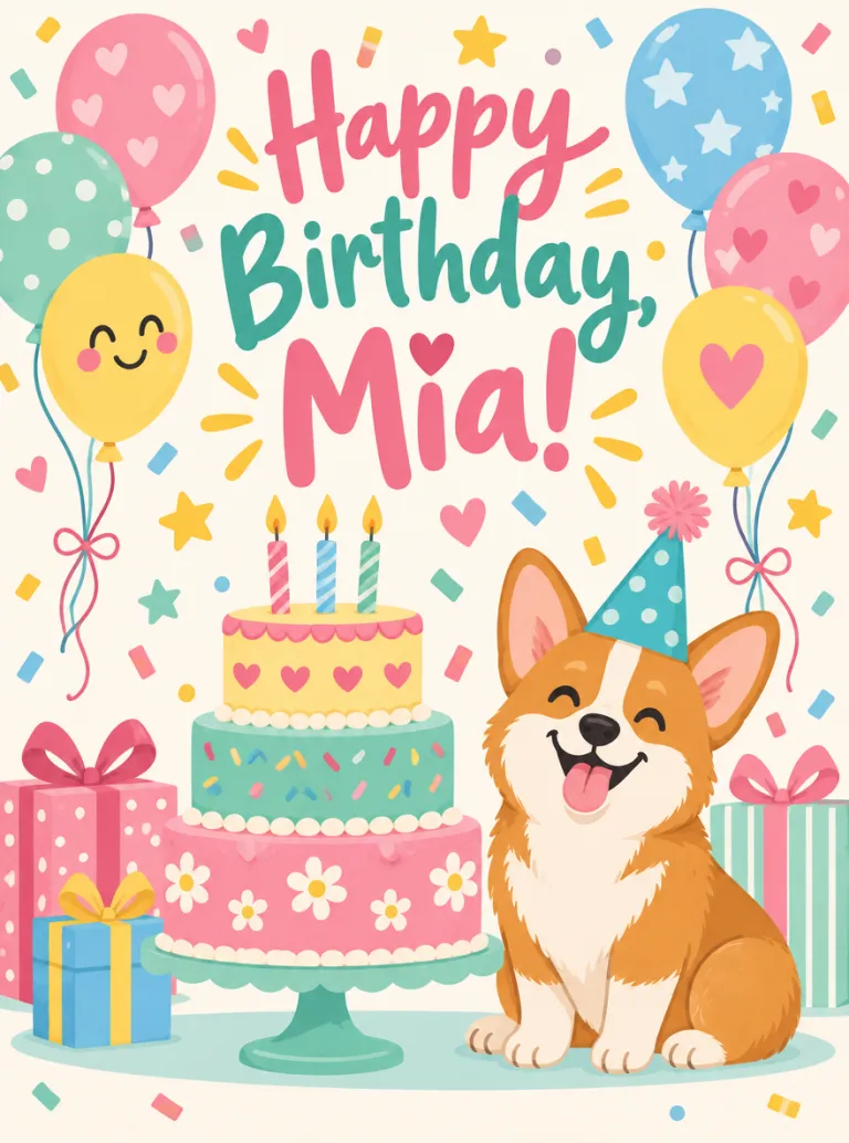 Birthday card design