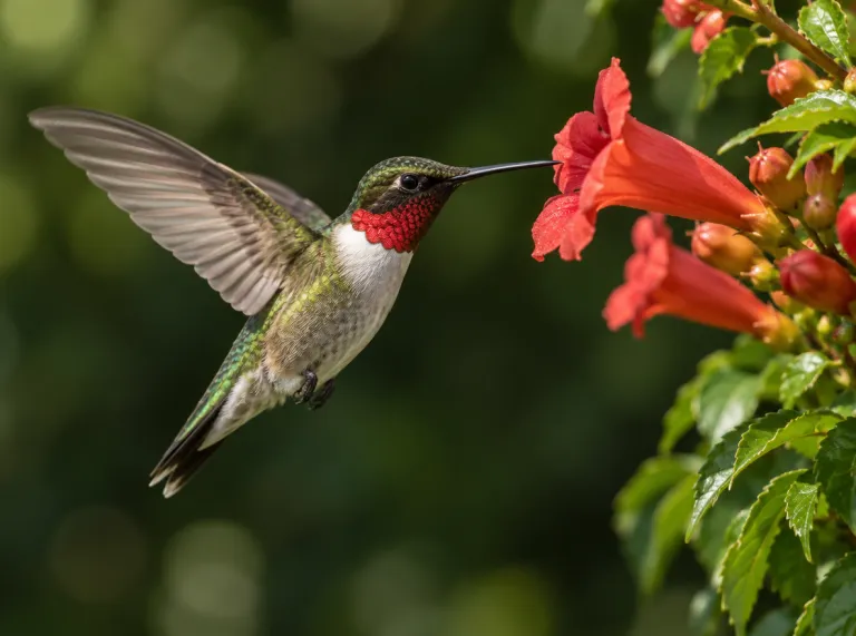 Hummingbird wildlife macro