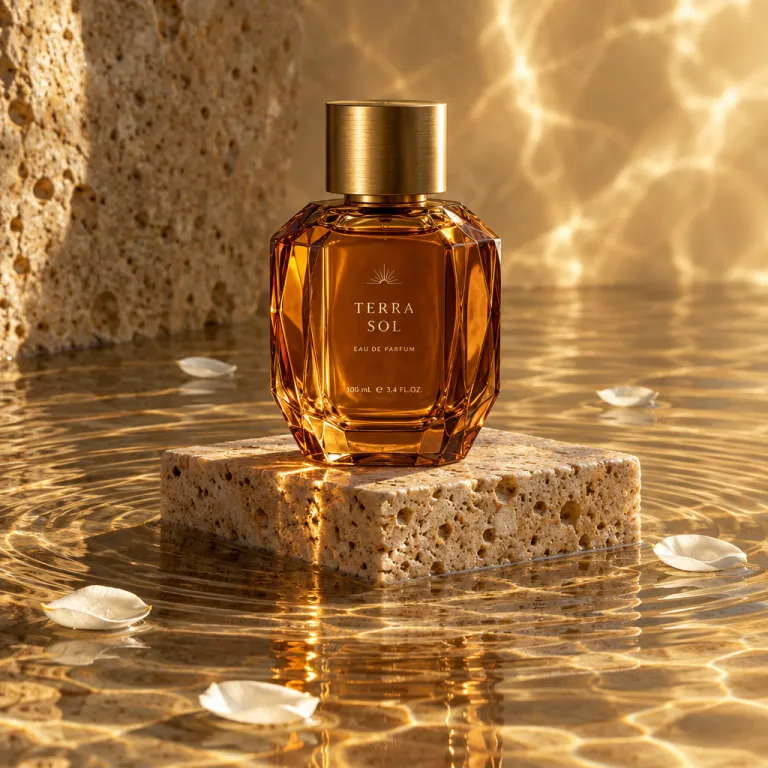 Luxury perfume product shot